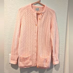 Vintage Sherry Gale cable knit sweater